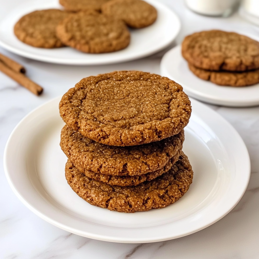 Recipe preparation for Ginger Molasses Cookies with Orange Zest