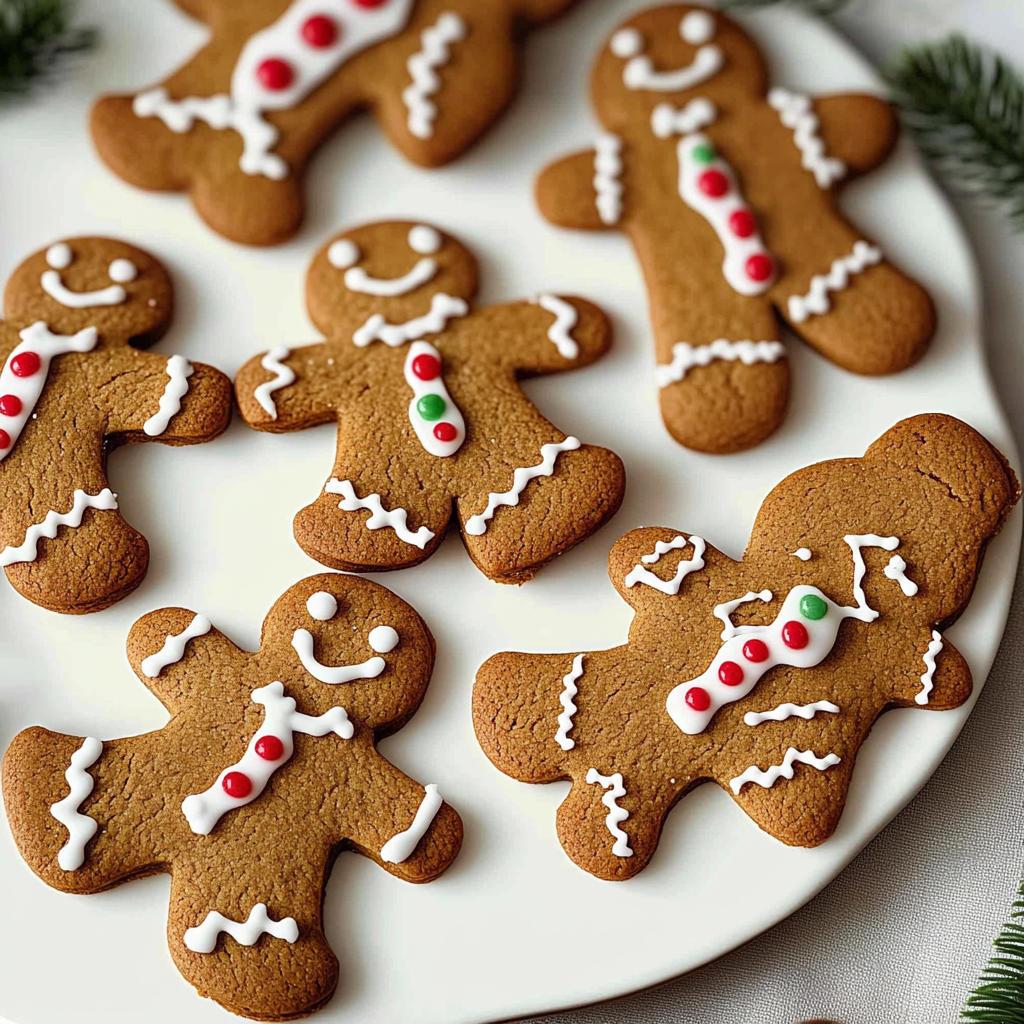 Recipe preparation for gingerbread cookies