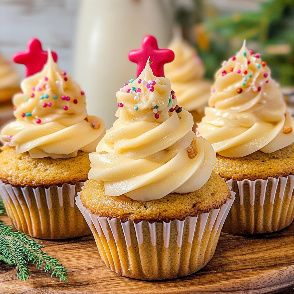 Recipe preparation for Gingerbread Cupcakes