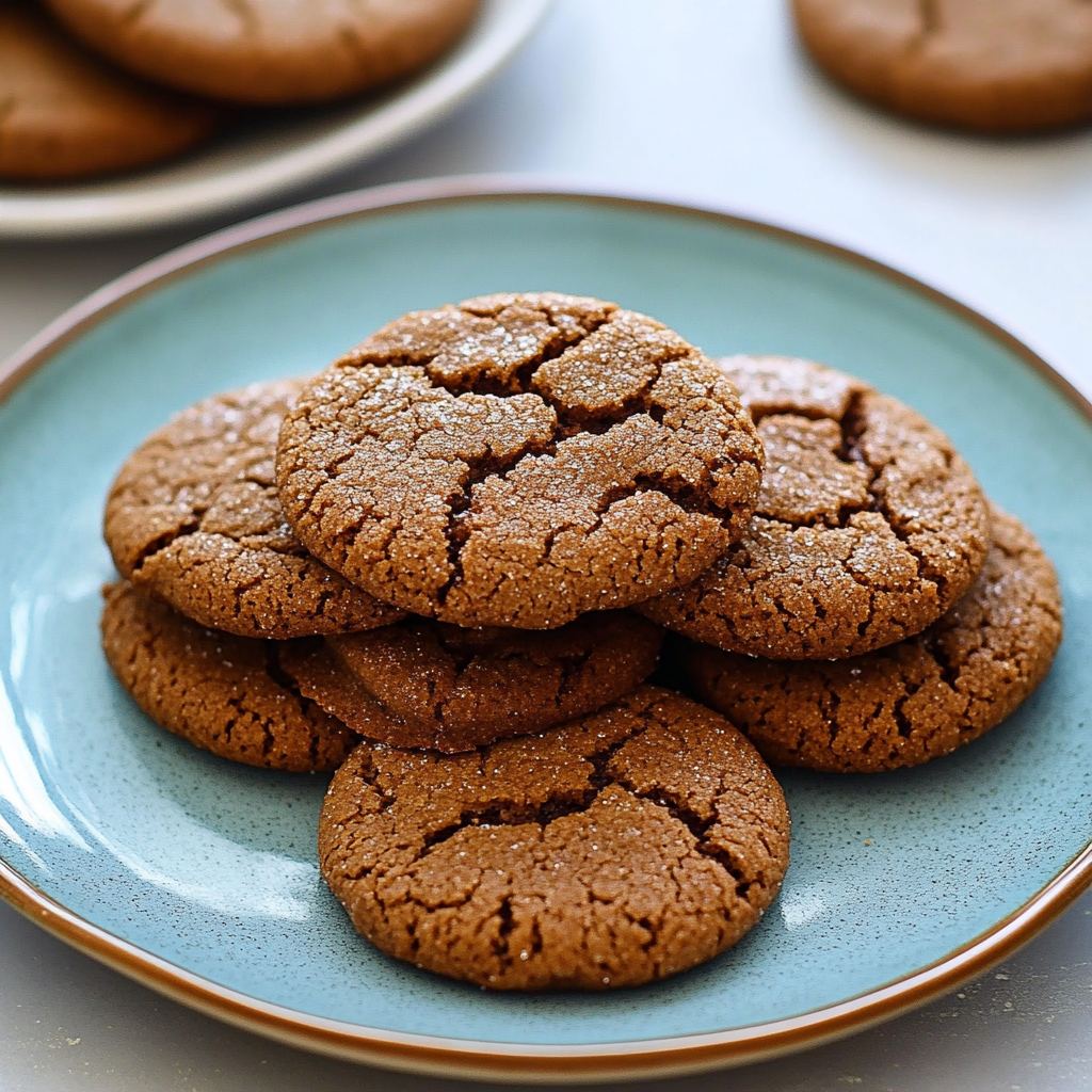 Recipe preparation for Molasses Spice Cookies