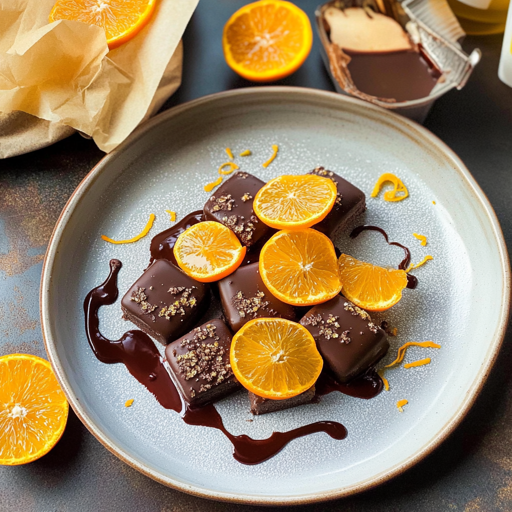 Recipe preparation for Candied Citrus Chocolates