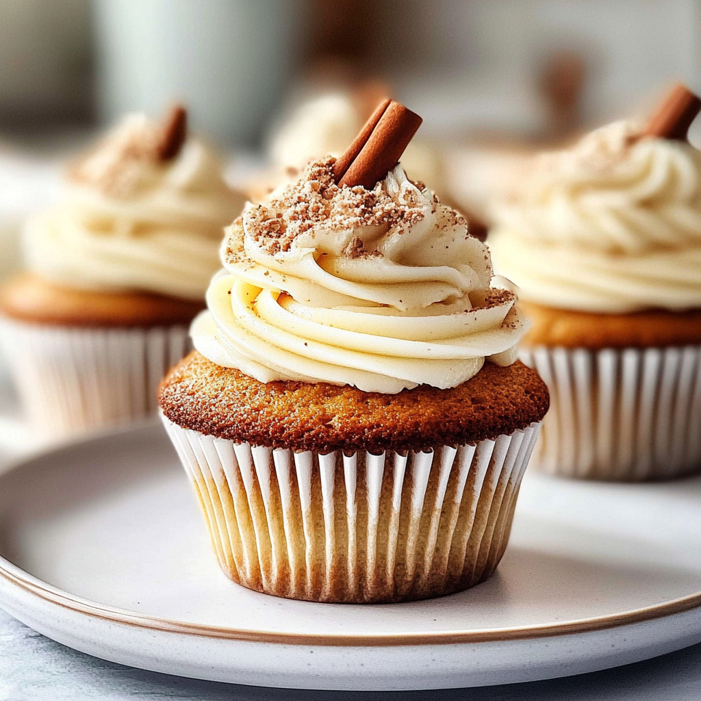 Recipe preparation for Eggnog Latte Cupcakes