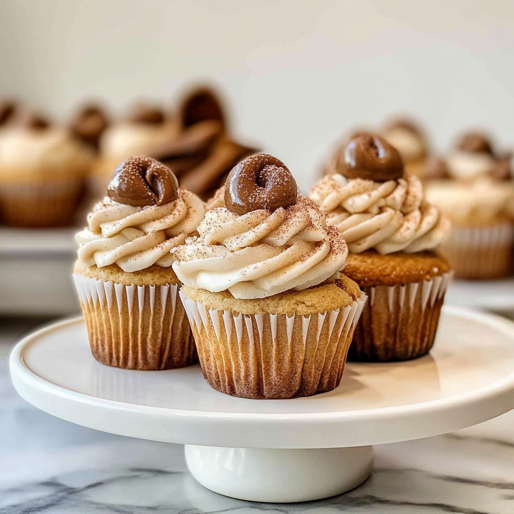 Recipe preparation for Snickerdoodle Cupcakes with Cinnamon Frosting