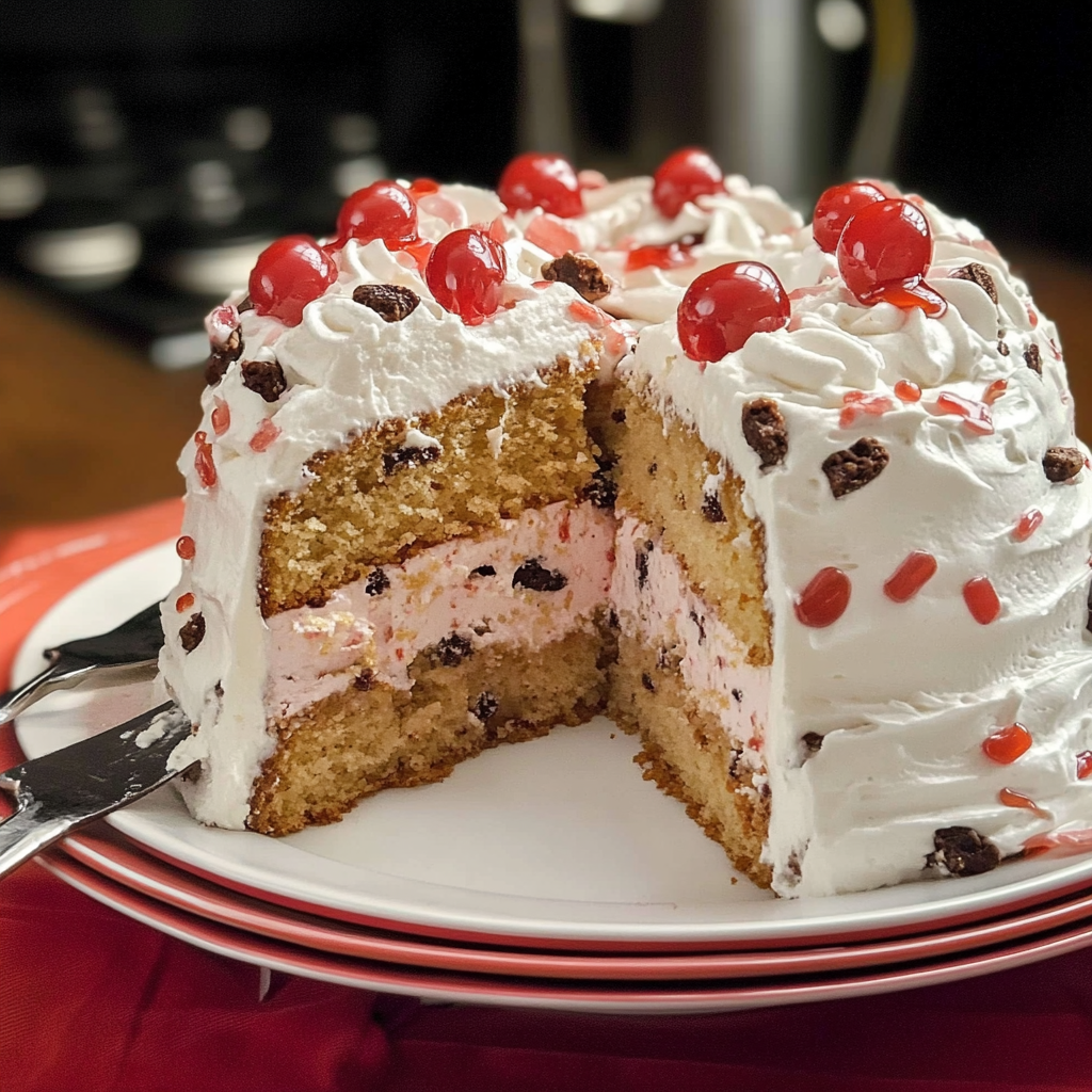 Recipe preparation for Christmas Crunch Cake