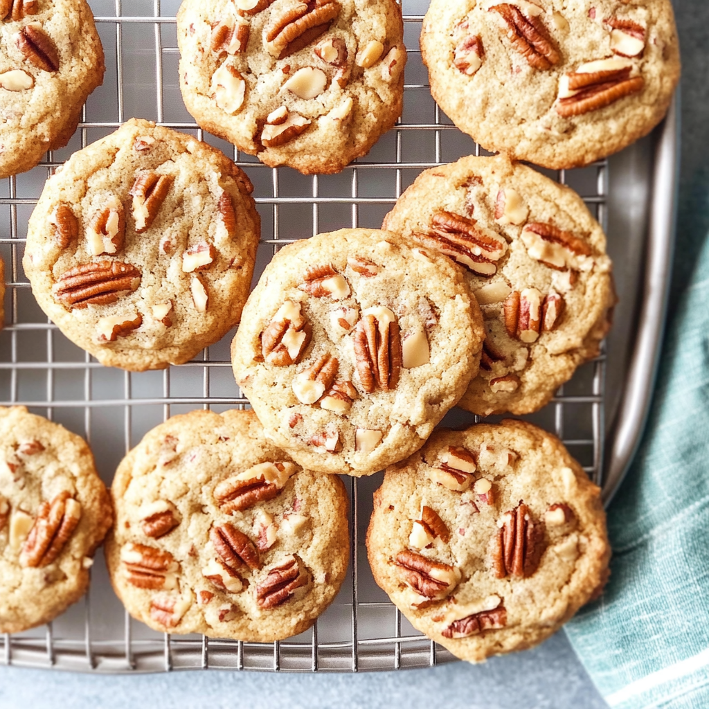 Recipe preparation for brown butter pecan cookies