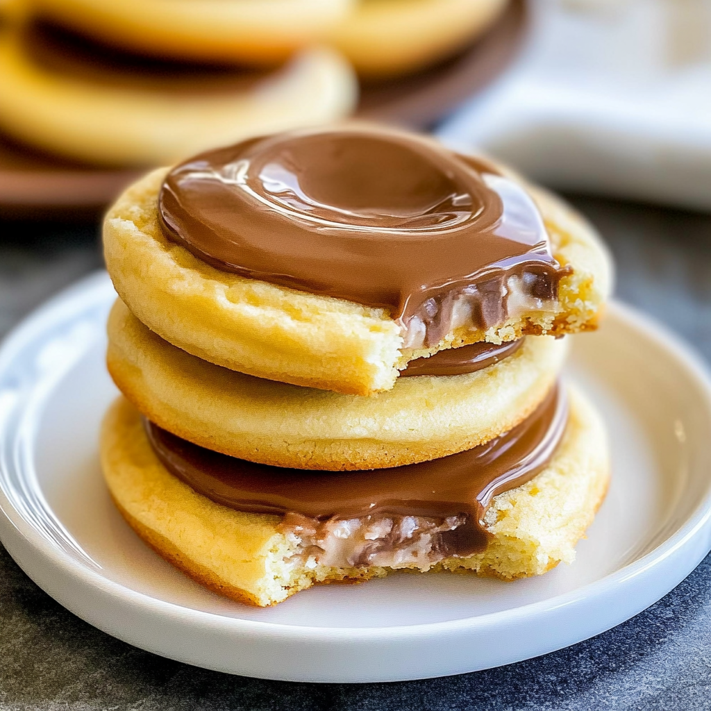 Recipe preparation for Twix-Style Cookies