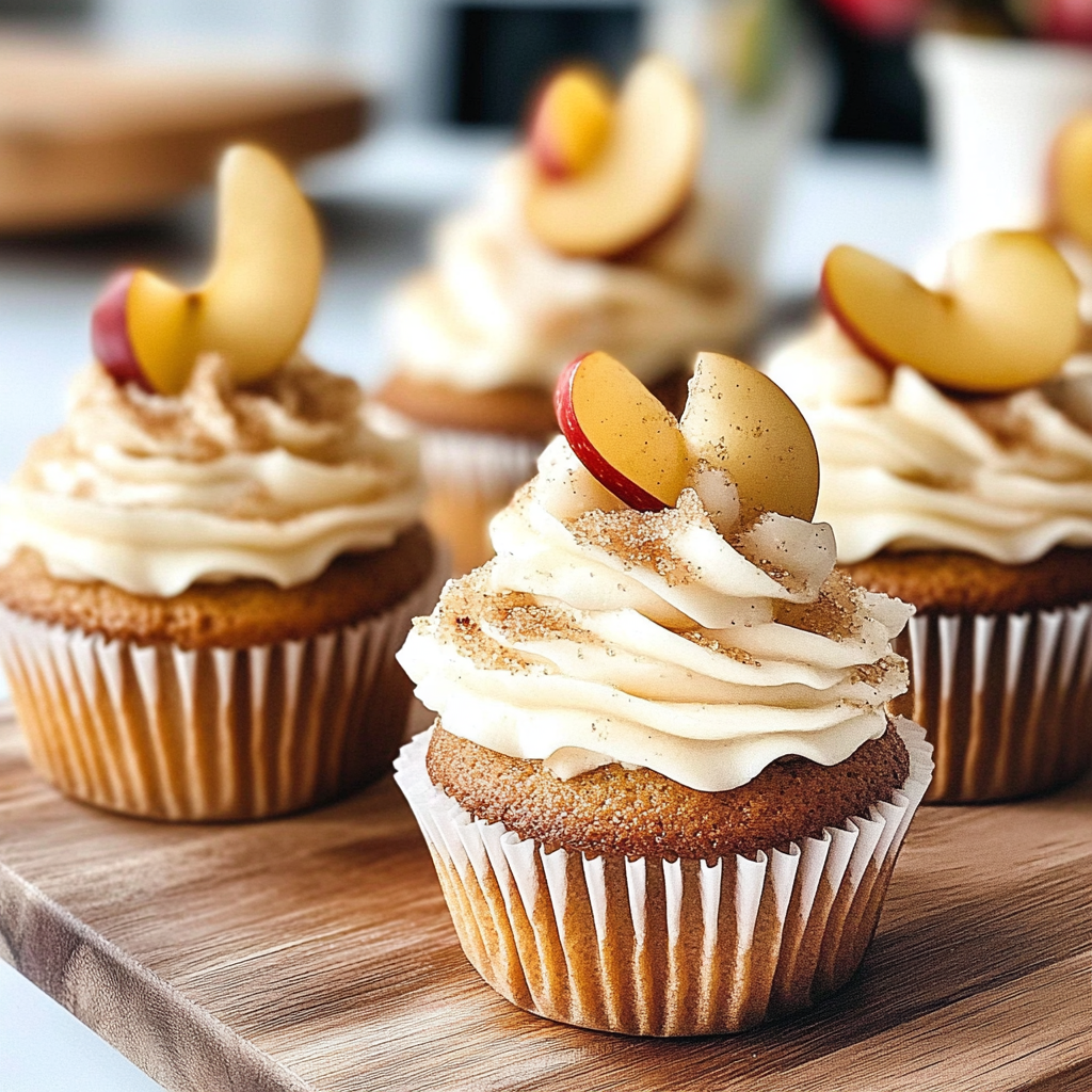 Recipe preparation for Apple Cider Cupcakes