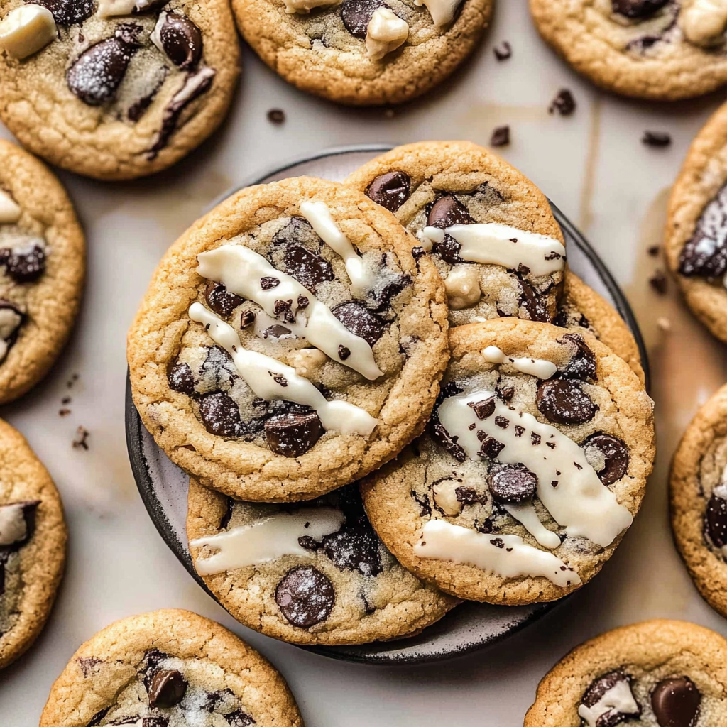 Recipe preparation for Cookies and Cream Cookies