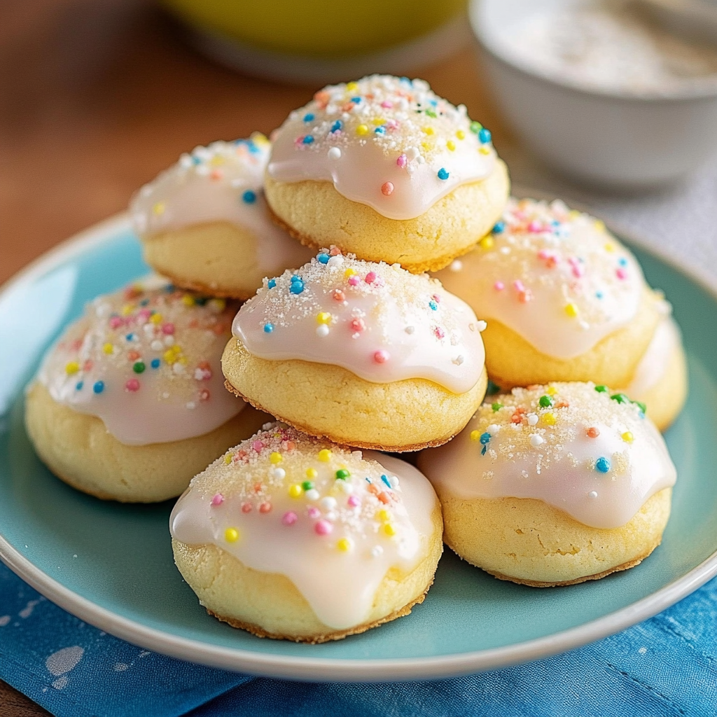 Recipe preparation for Italian Ricotta Cheese Cookies