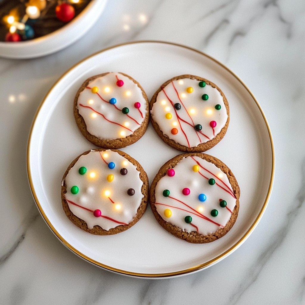 Recipe preparation for Christmas Lights Cookies