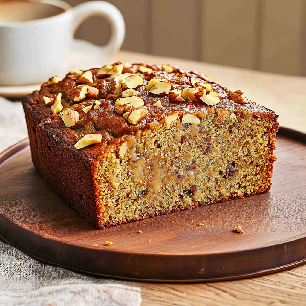 Recipe preparation for Banana Walnut Cake