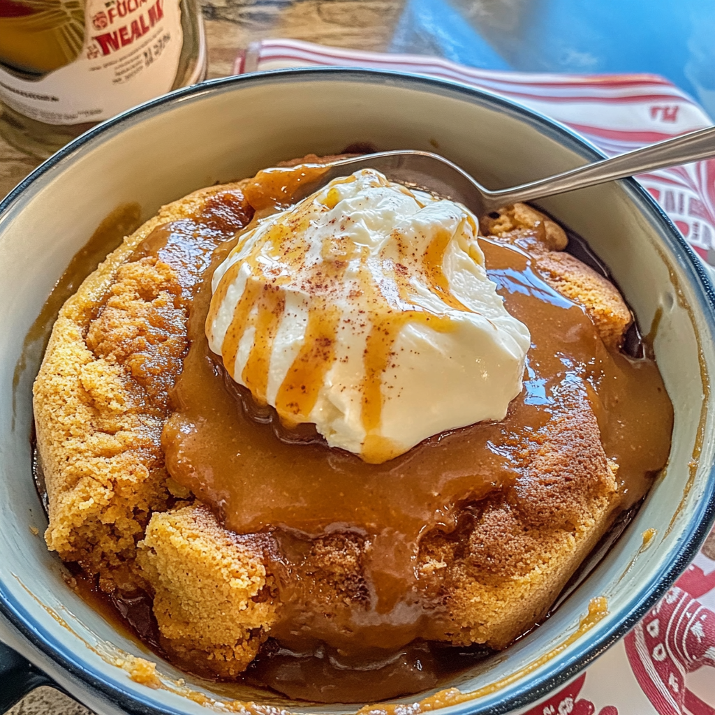 Recipe preparation for Sweet Potato Dump Cake