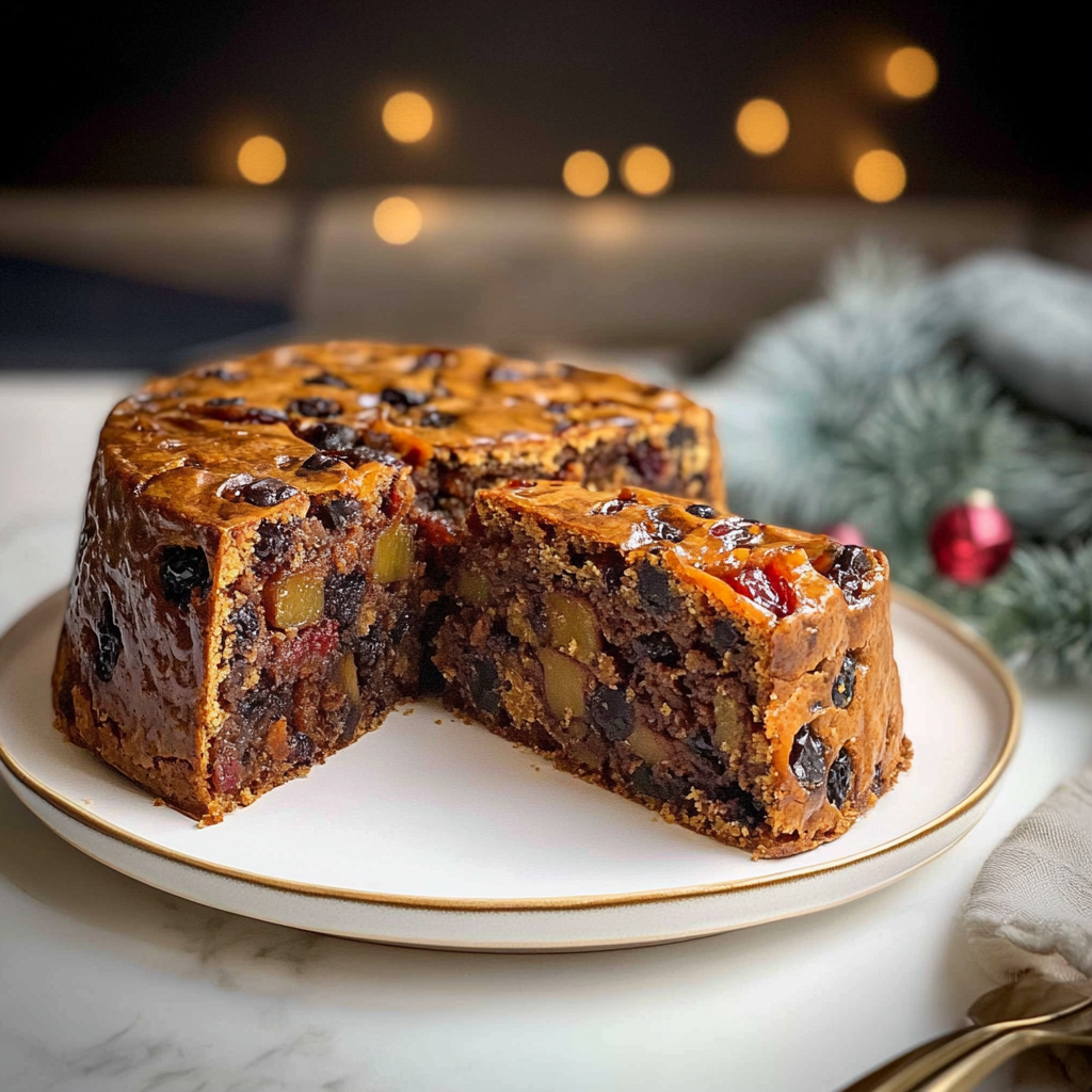 Recipe preparation for Classic British Christmas Cake