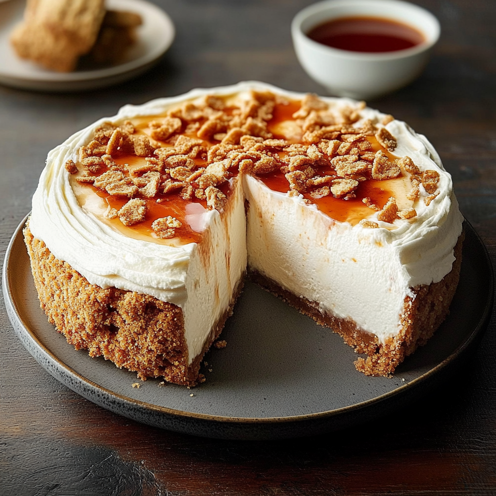 Recipe preparation for Snickerdoodle cheesecake