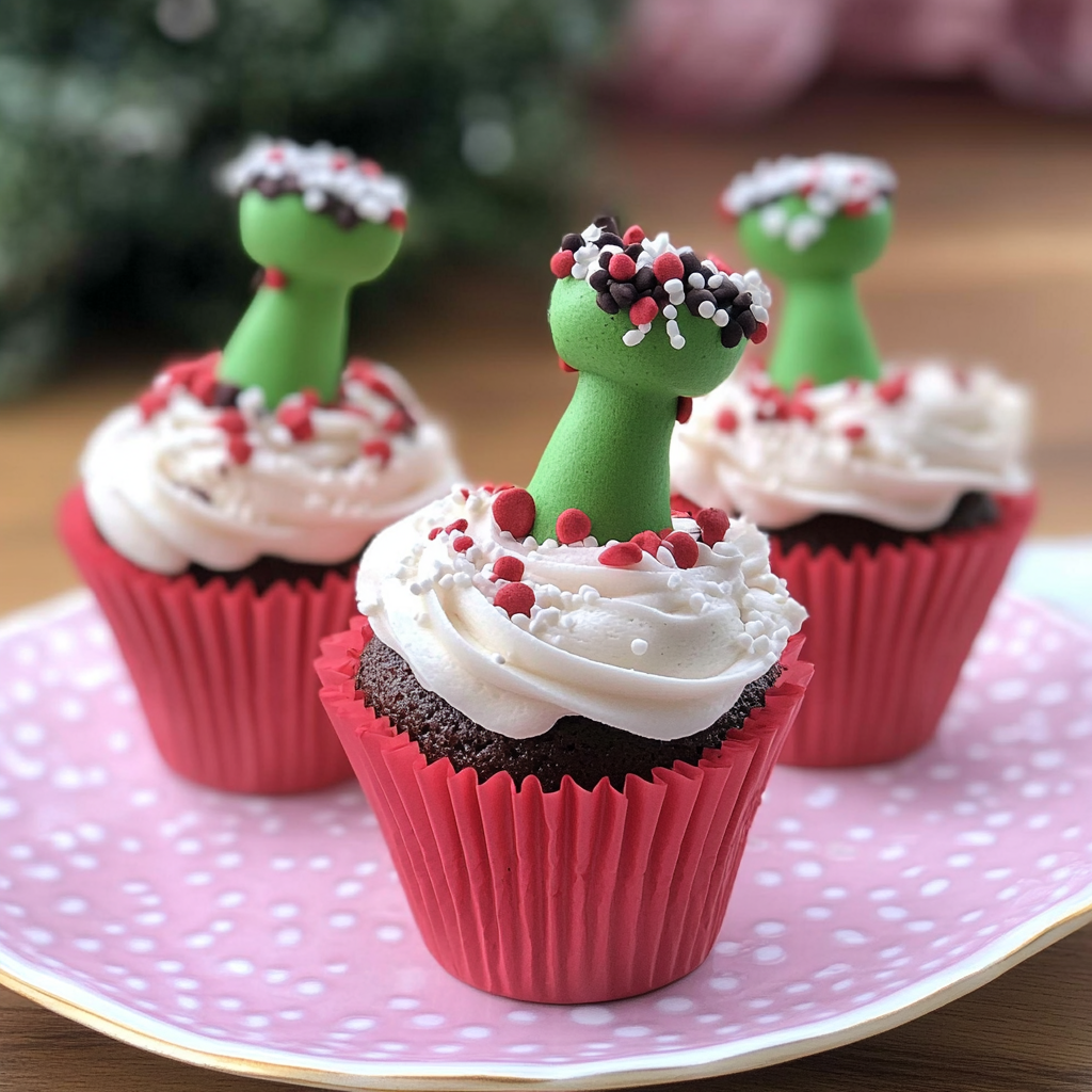 Recipe preparation for Santa Legs Cupcakes