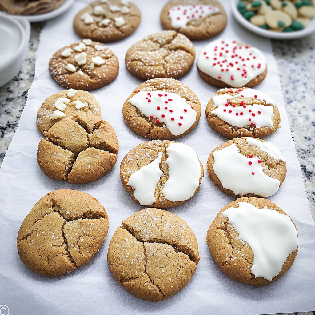 Recipe preparation for White Chocolate Gingerdoodles
