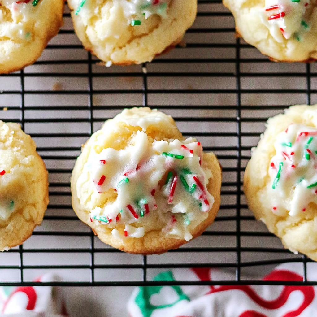 Recipe preparation for Gooey Christmas Butter Cookies