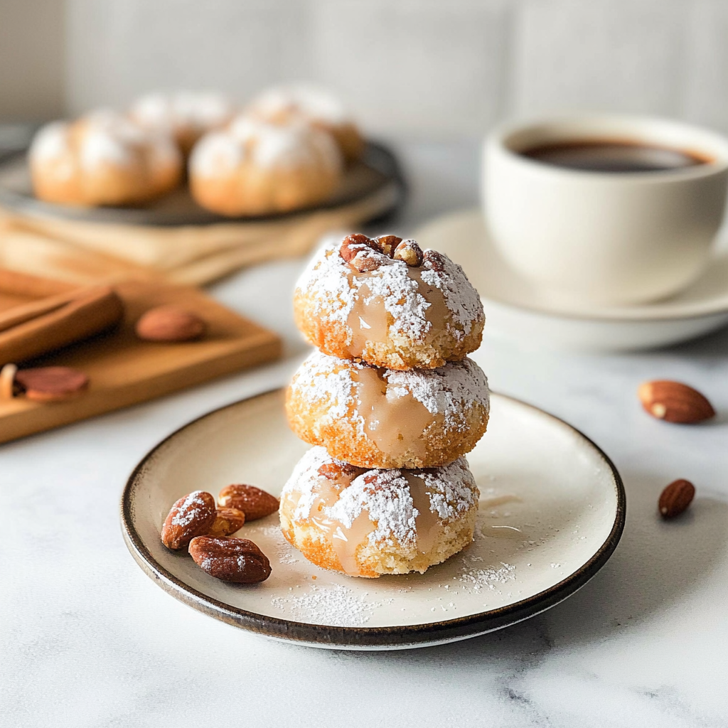 Recipe preparation for Russian Tea Cakes