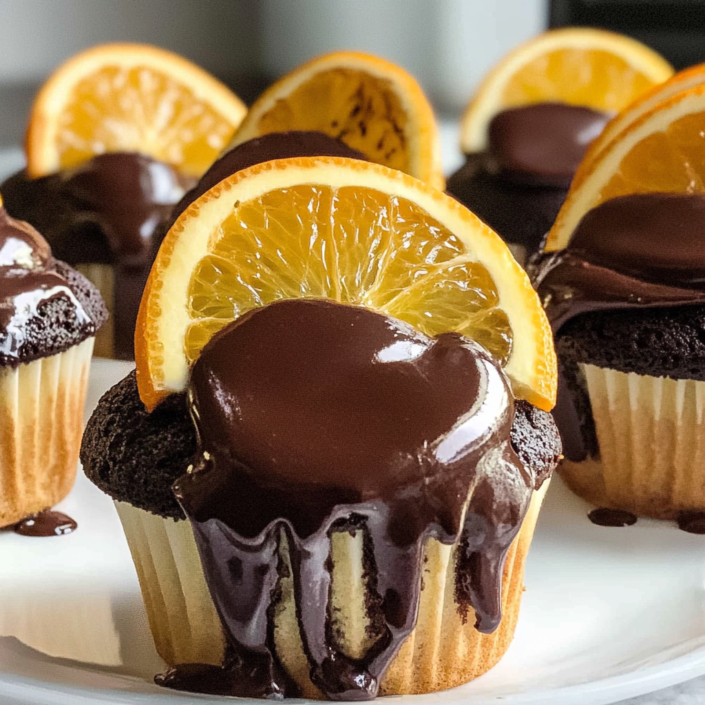 Recipe preparation for Dark Chocolate Orange Cupcakes