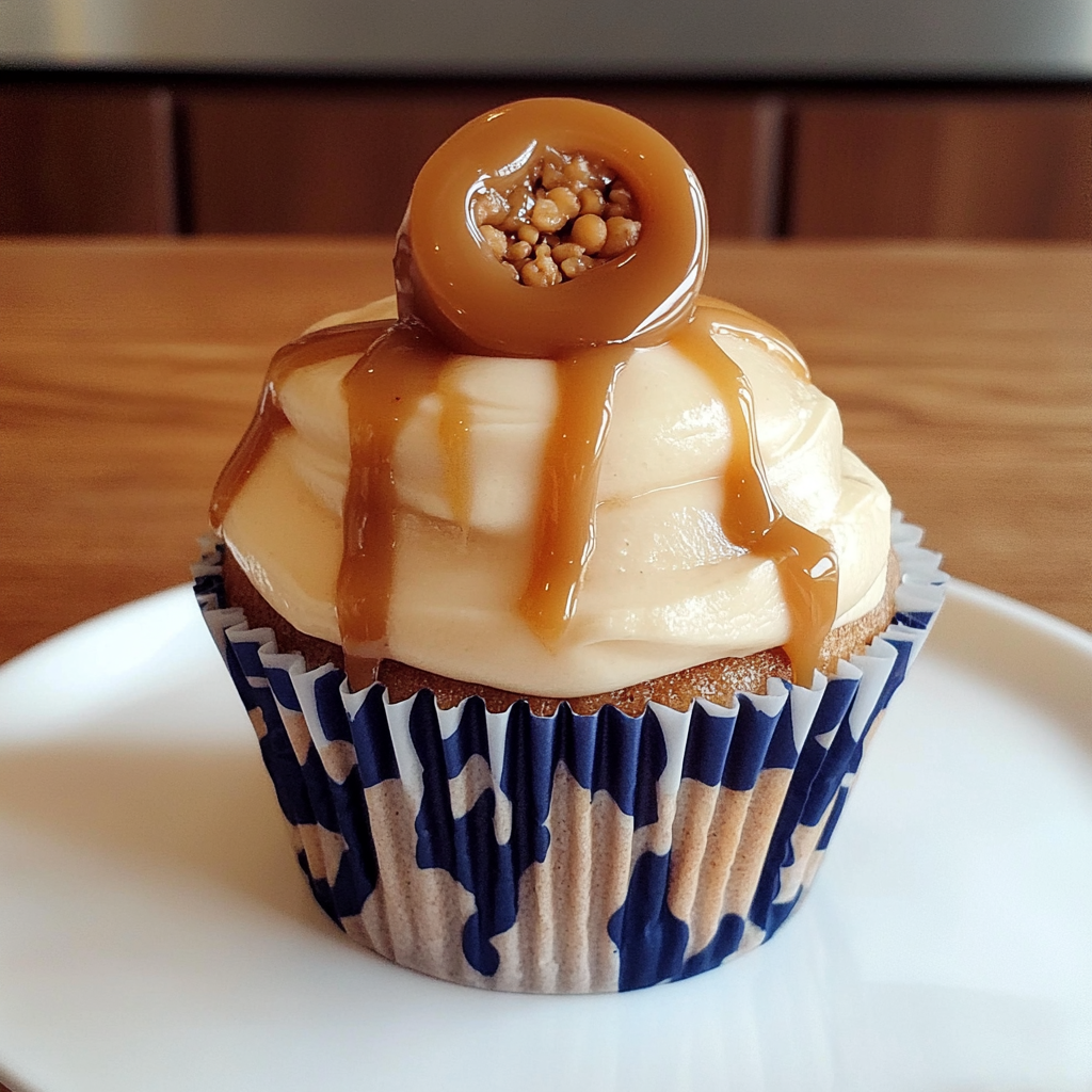 Recipe preparation for Sticky Toffee Pudding Cupcakes