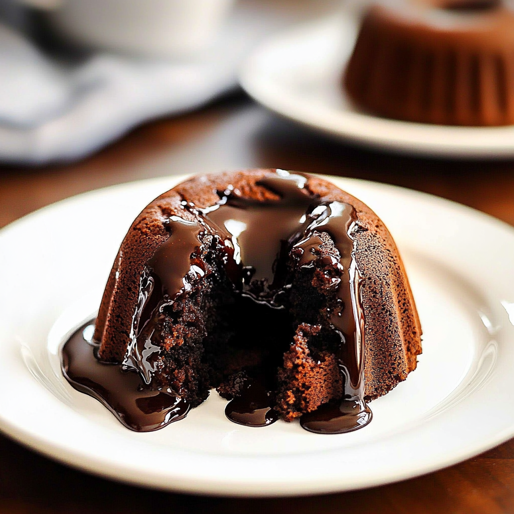 Recipe preparation for Chocolate Lava Bundt Cake
