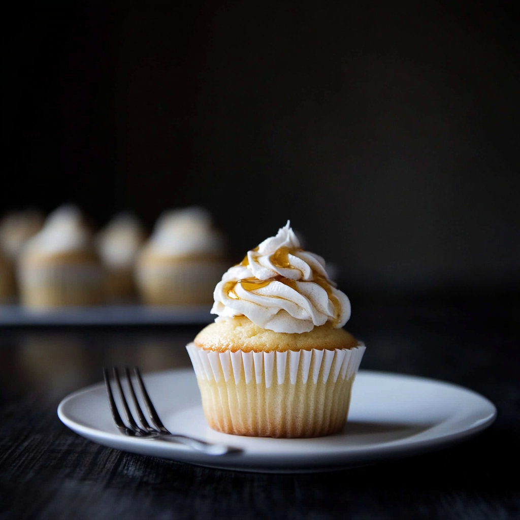 Recipe preparation for Maple Whisky Cupcakes
