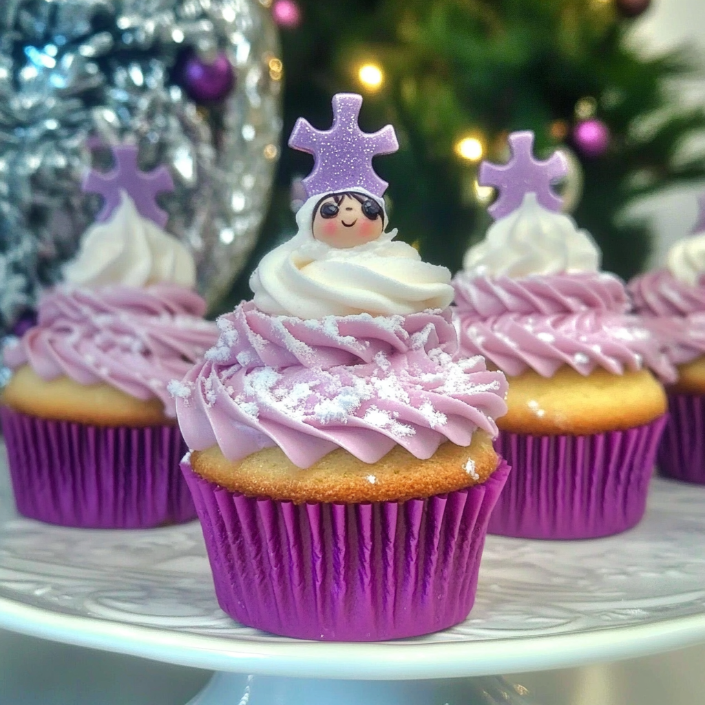 Recipe preparation for Sugar Plum Fairy Cupcakes