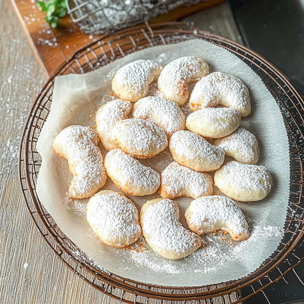 Recipe preparation for Kourambiethes