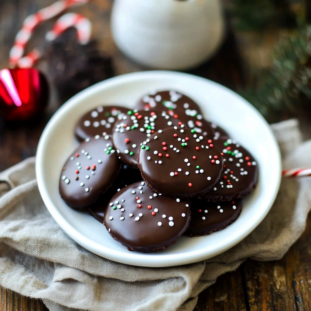 Recipe preparation for Homemade Peppermint Patties