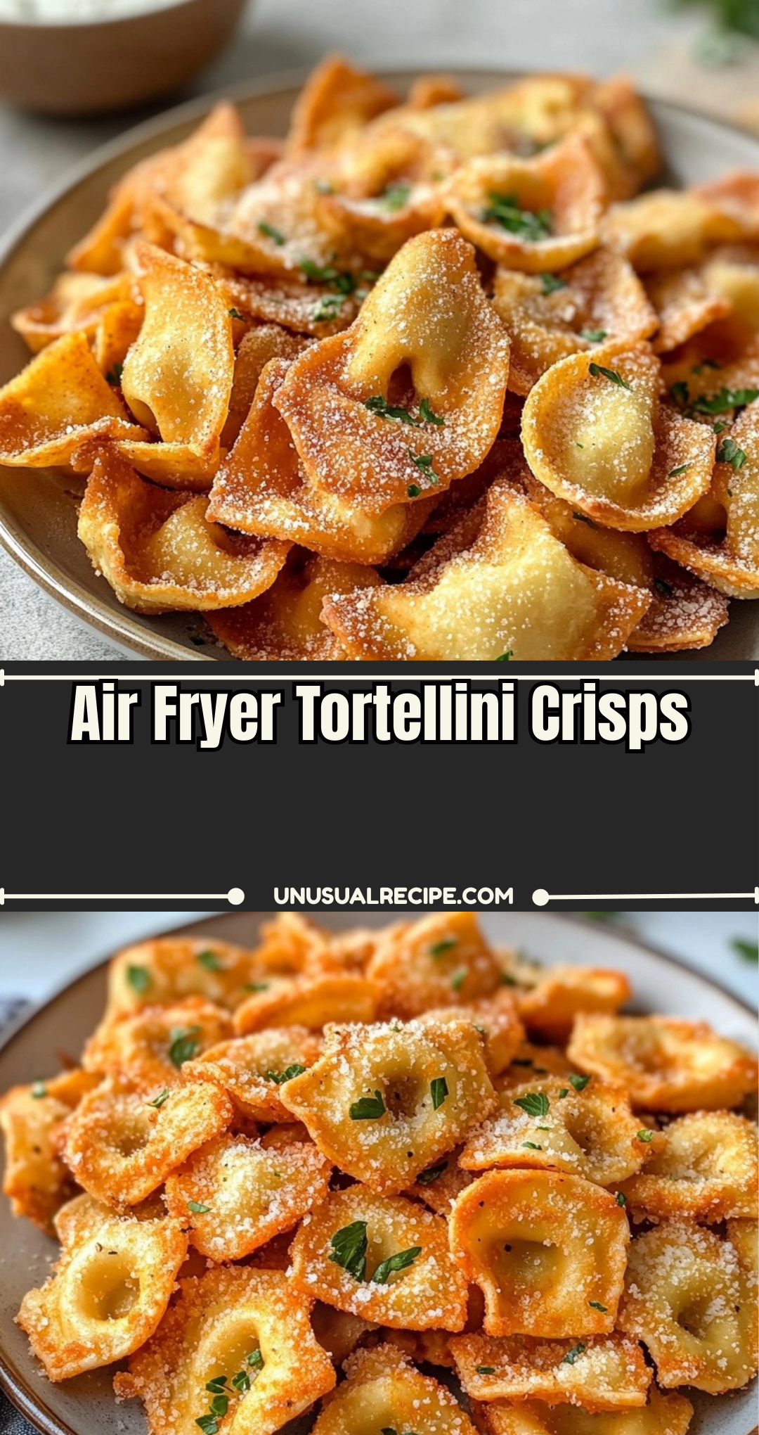 Air Fryer Tortellini Crisps
