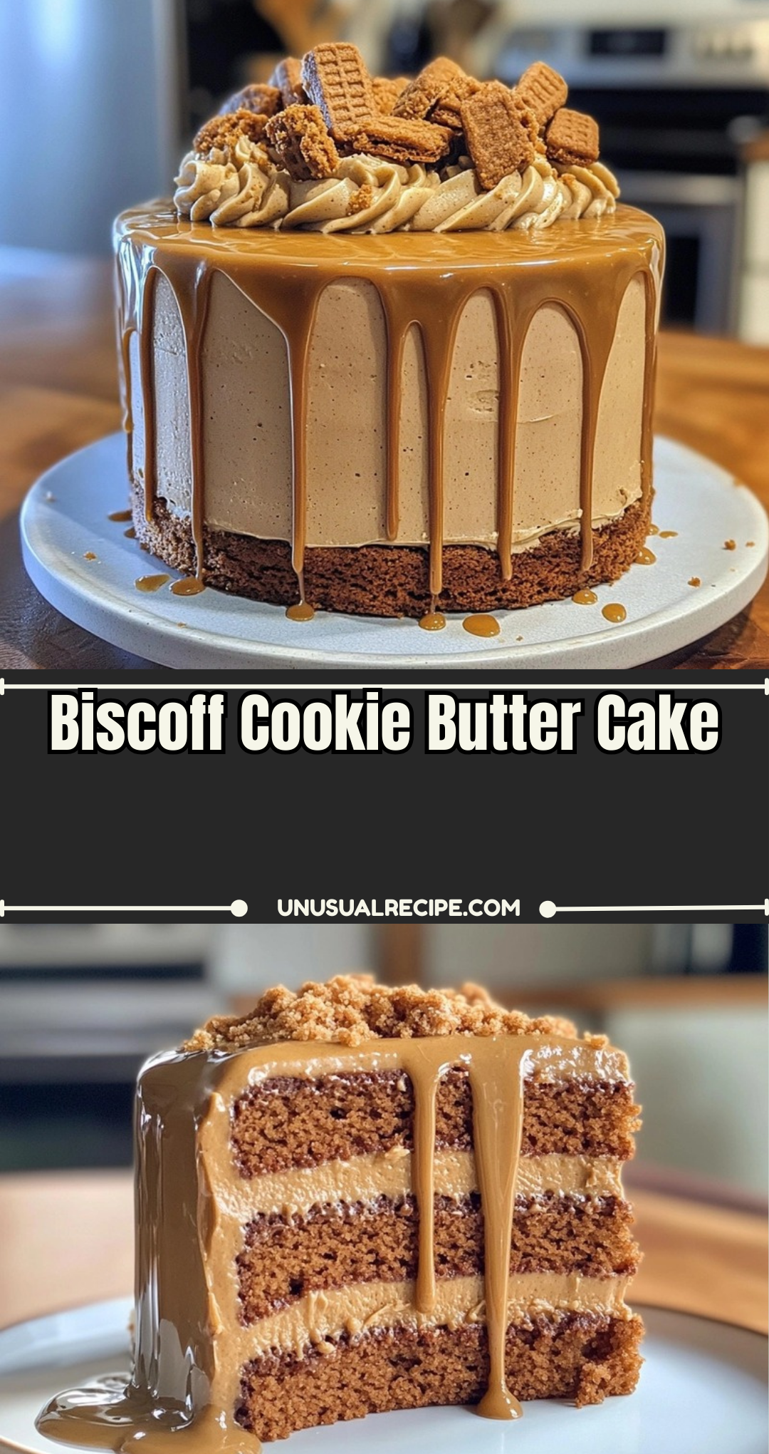 Biscoff Cookie Butter Cake