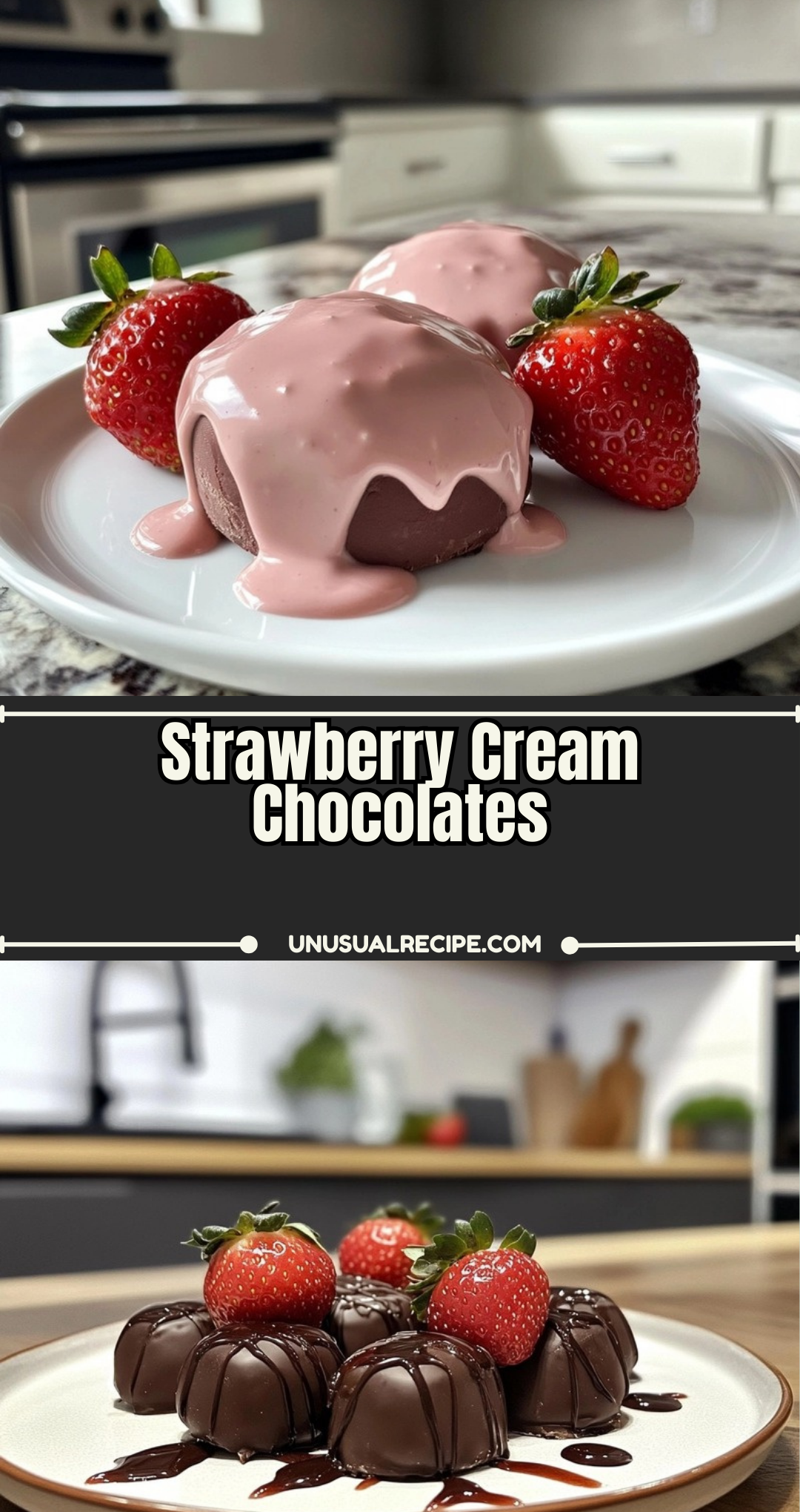Strawberry Cream Chocolates