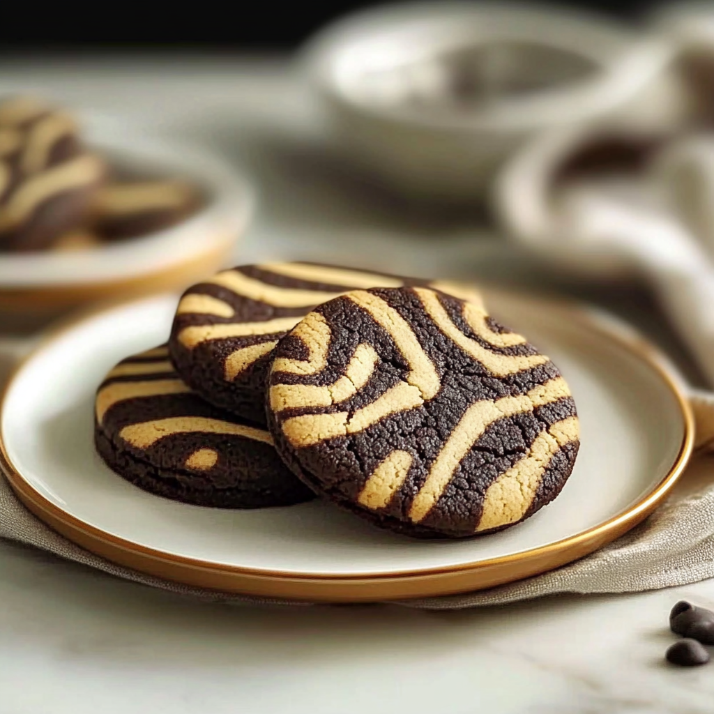 Recipe preparation for Zebra Cookies