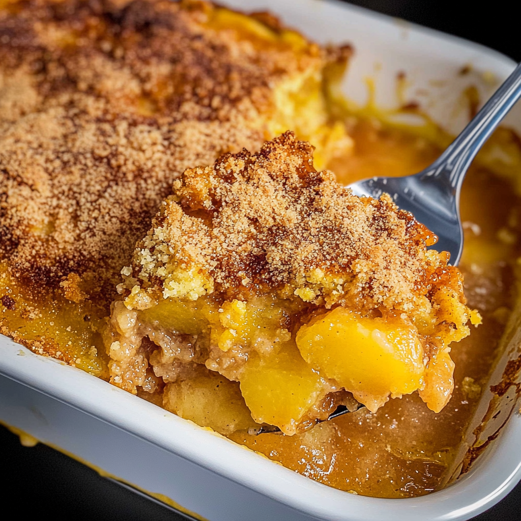 Recipe preparation for Pineapple and Cashew Winter Dump Cake