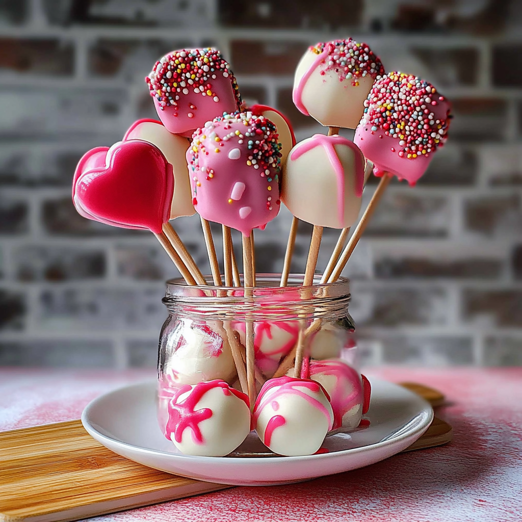 Recipe preparation for Valentine's Day Cake Pops