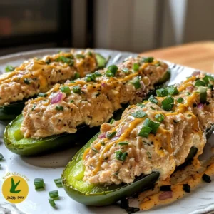 Tuna Salad Jalapeño Poppers