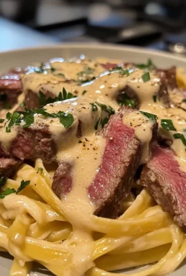 30-Minute Creamy Garlic Butter Steak Pasta