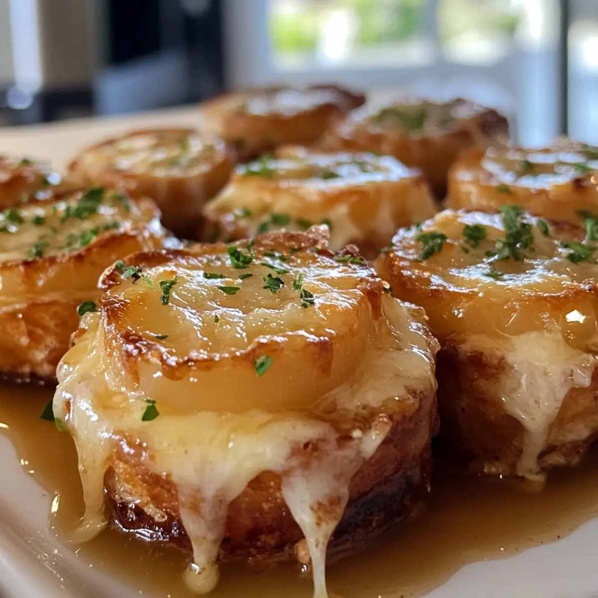 French Onion Soup Bites