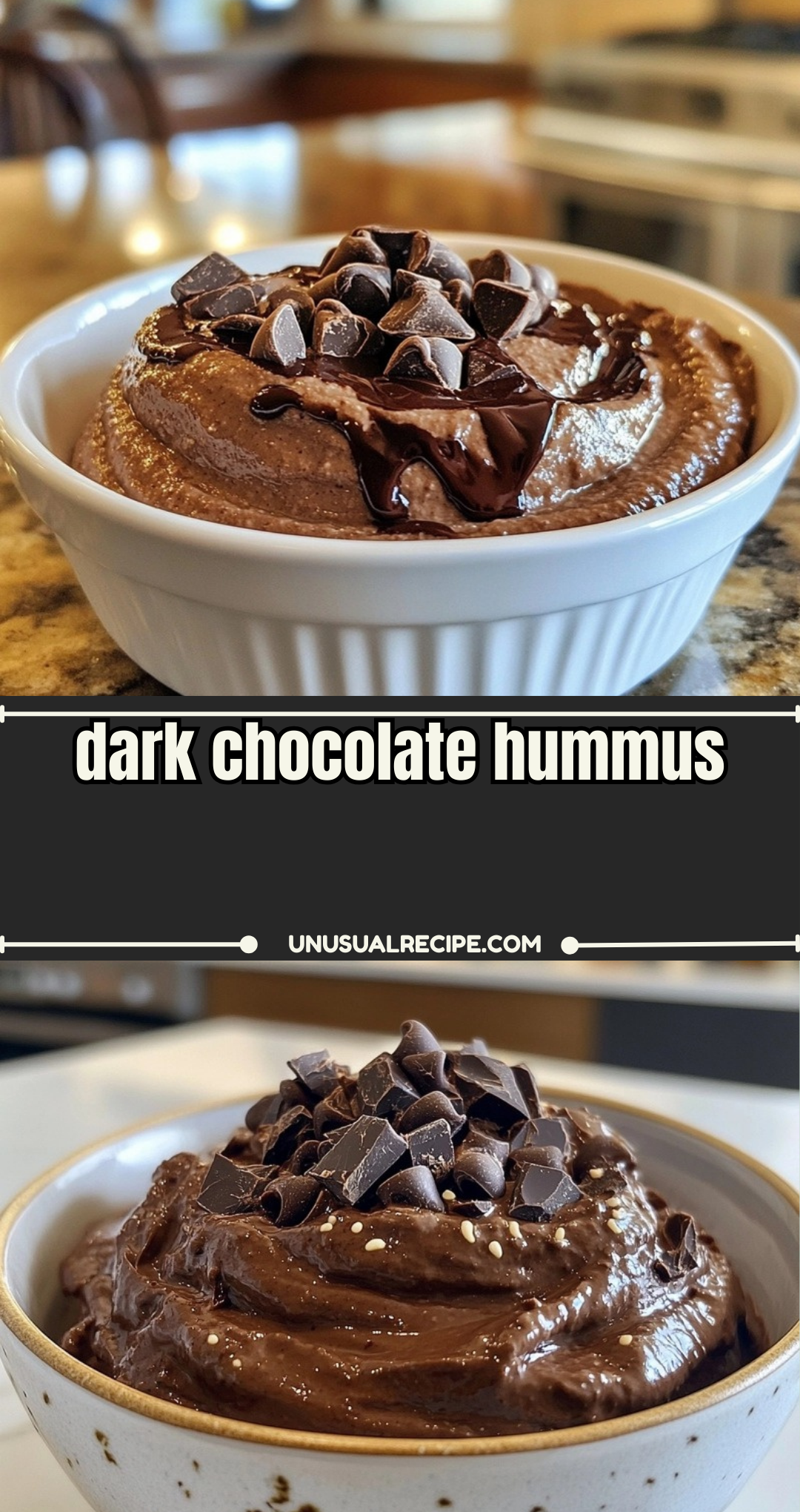 dark chocolate hummus