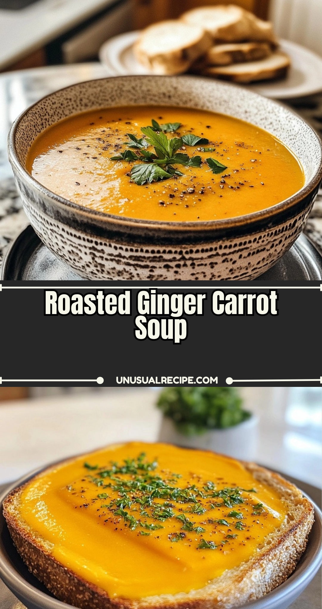 Roasted Ginger Carrot Soup