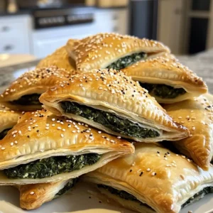 Spinach Fatayer (Levantine Savory Hand Pies)