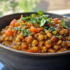 Fiber-Rich Lentil Stew