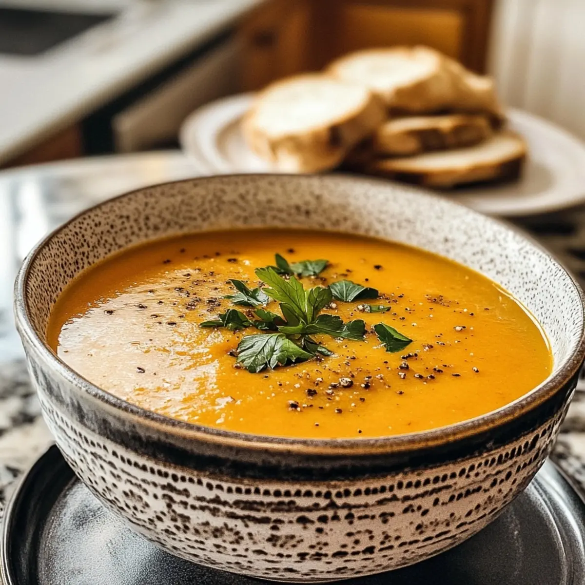Roasted Ginger Carrot Soup