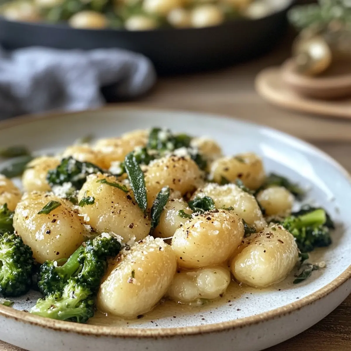 Sheet Pan Gnocchi Sage and Broccoli