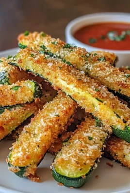 Crispy Parmesan Zucchini Fries
