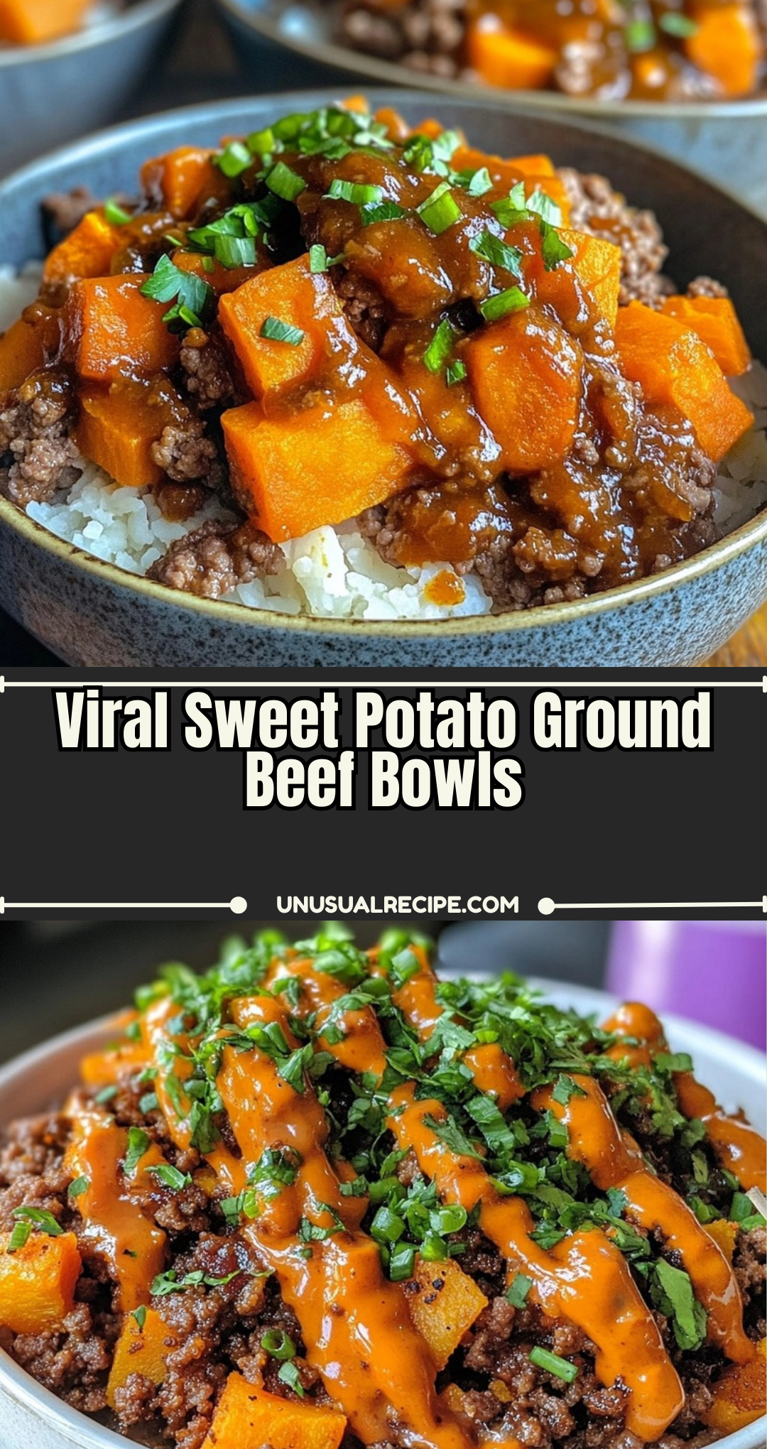 Viral Sweet Potato Ground Beef Bowls