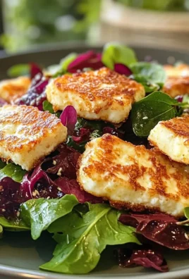 Crispy Halloumi Winter Salad