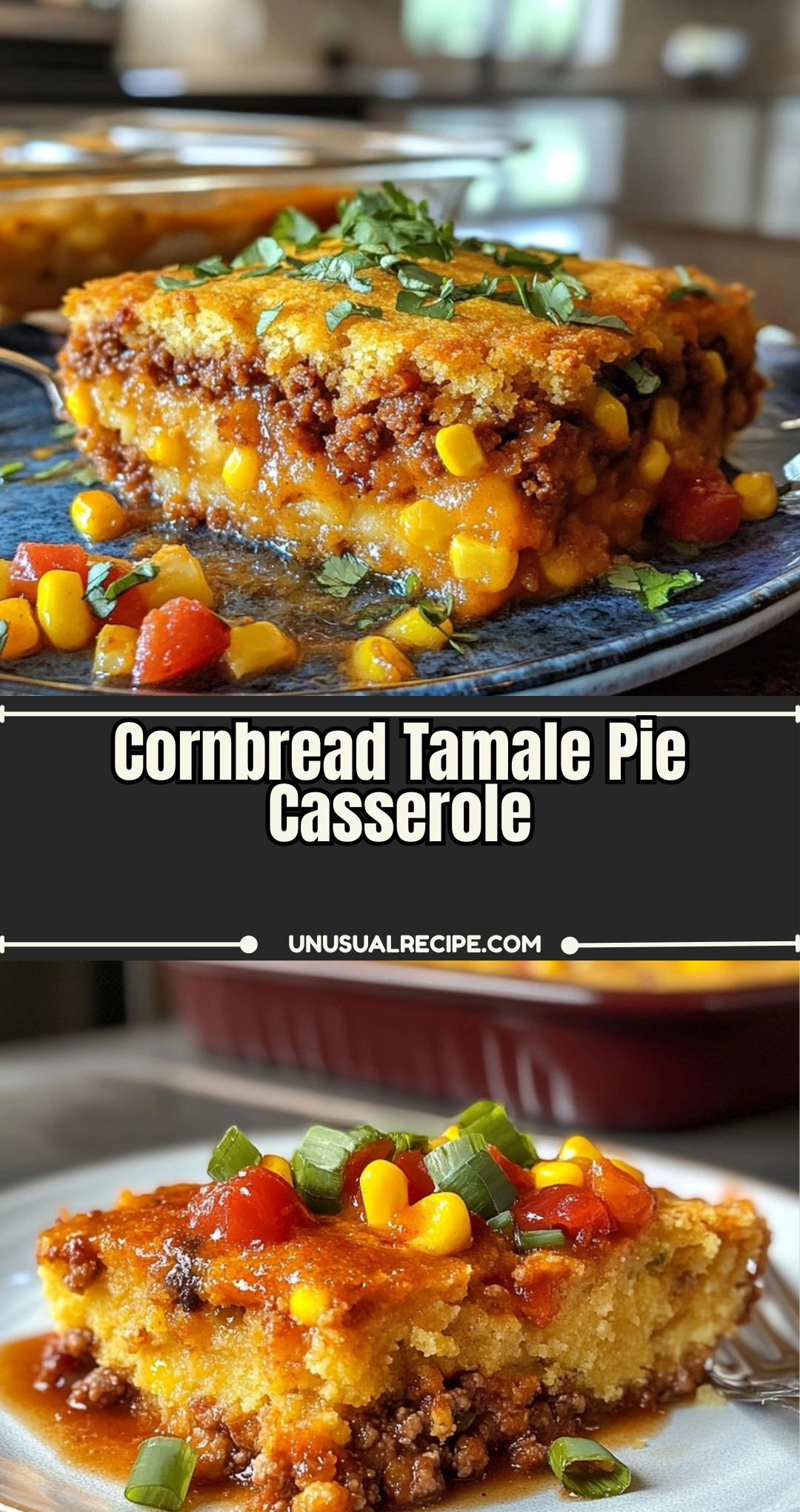 Cornbread Tamale Pie Casserole