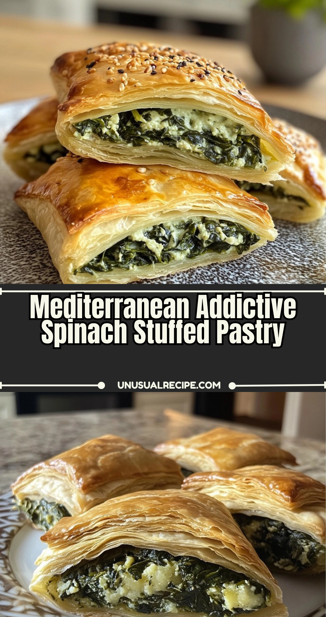 Mediterranean Addictive Spinach Stuffed Pastry