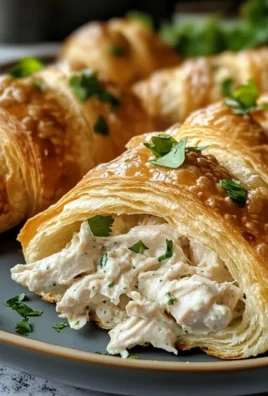 Creamy Chicken Salad Croissants